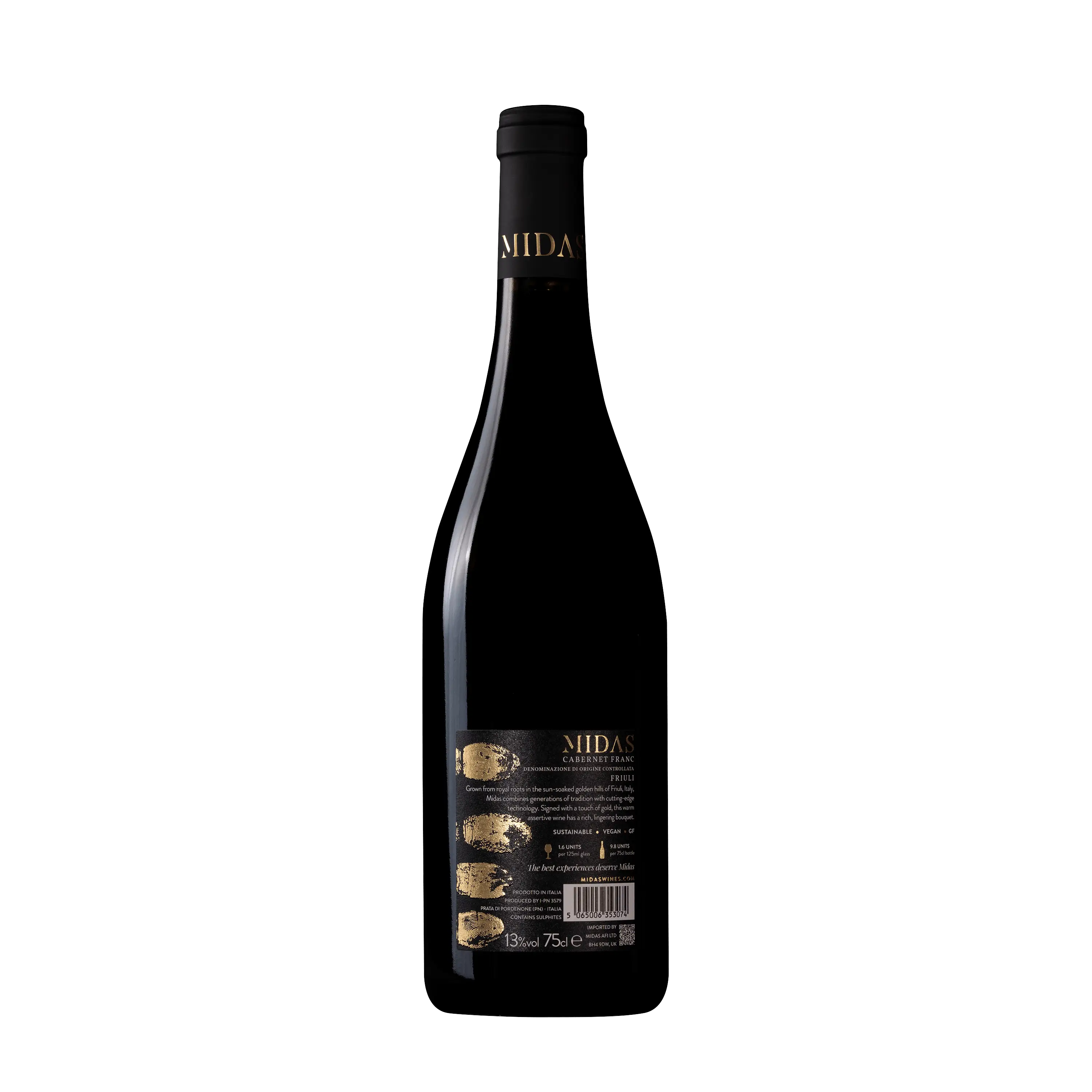 Midas Cabernet Franc Back